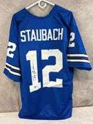 Roger Staubach signed Dallas Cowboys jersey, Beckett cert