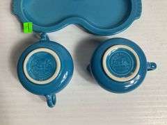 (2) Fiesta Ware Creamer Pitcher Sets