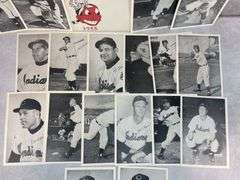 Indians Picture Pack- Various Years 1948-1957 Excellent