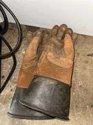 Chicago Electric Flux Welder and Welding Gloves