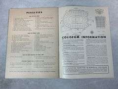 1952 UCLA vs TCU Program & Stub - 1952 USC vs Washington Program