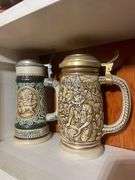 (4) German steins