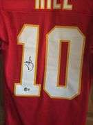 Autographed Tyreek Hill Kansas City Chiefs Jersey