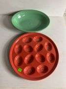 Fiesta Serving Bowl and Egg Holder
