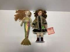 Porcelain Doll, Mermaid Doll