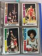 1976-77 Topps Basketball Near Complete Set