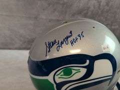 Steve Largent Signed Riddell Historic Suspension Helmet - JSA