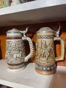 (4) German steins