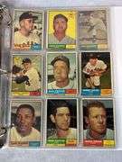 1961 Topps Baseball Cards - 509 of 587 w/ 35 High Numbers - All Cards Appear to be Trimmed