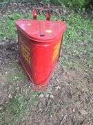 Vintage Metal Waste Can Model #906-FL