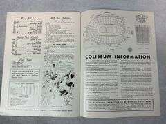 1952 UCLA vs TCU Program & Stub - 1952 USC vs Washington Program