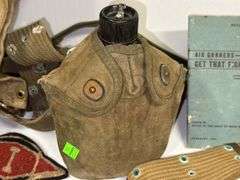 Assortment of Vintage Military Items