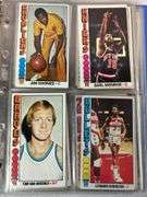 1976-77 Topps Basketball Near Complete Set