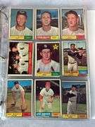1961 Topps Baseball Cards - 509 of 587 w/ 35 High Numbers - All Cards Appear to be Trimmed