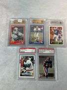 Mack, Byner, Slaughter, Couch, Johnson (5) card Graded lot PSA 10, BGS 9.5