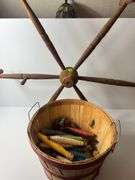 Vintage Yarn Winder w/ Yarn