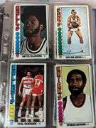 1976-77 Topps Basketball Near Complete Set