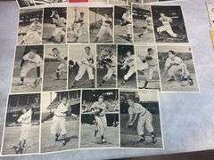 Indians Picture Pack- Various Years 1948-1957 Excellent