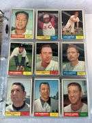 1961 Topps Baseball Cards - 509 of 587 w/ 35 High Numbers - All Cards Appear to be Trimmed