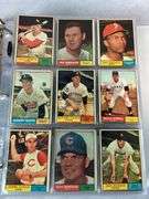 1961 Topps Baseball Cards - 509 of 587 w/ 35 High Numbers - All Cards Appear to be Trimmed