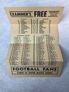 1952 UCLA vs TCU Program & Stub - 1952 USC vs Washington Program