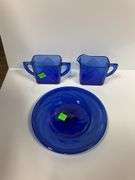 Cobalt Creamer and Sugarer, Cobalt