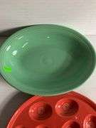 Fiesta Serving Bowl and Egg Holder