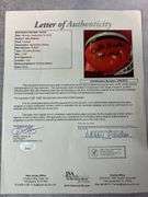 Otto Graham signed Cleveland Browns mini helmet, full JSA letter