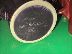 (4) Vintage Fiesta Mugs