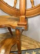 Vintage Wooden Spinning Wheel