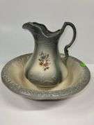 Ironstone Water Pitcher and Basin