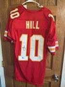Autographed Tyreek Hill Kansas City Chiefs Jersey