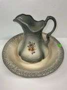 Ironstone Water Pitcher and Basin