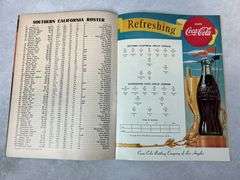 1952 UCLA vs TCU Program & Stub - 1952 USC vs Washington Program