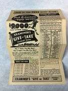 1952 UCLA vs TCU Program & Stub - 1952 USC vs Washington Program