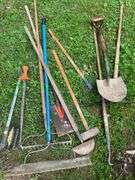 Assortment of Long Handle Tools