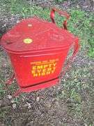 Vintage Metal Waste Can Model #906-FL