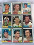 1961 Topps Baseball Cards - 509 of 587 w/ 35 High Numbers - All Cards Appear to be Trimmed