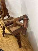 Vintage Wooden Spinning Wheel