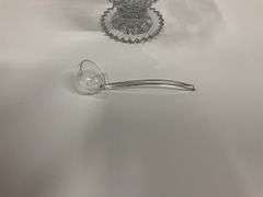 Vintage Glass Fruit Dish with Dipper