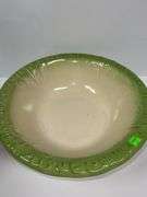 Green Ironstone Pitcher and Basin