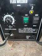Chicago Electric Flux Welder and Welding Gloves
