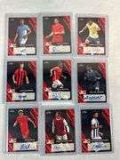 (20) signed soccer cards 2023 Leaf Goal, Alves, Mayenda, Kamara, Sotiriou +++