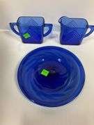 Cobalt Creamer and Sugarer, Cobalt