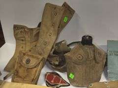 Assortment of Vintage Military Items