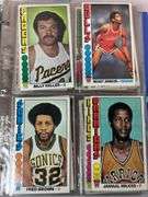 1976-77 Topps Basketball Near Complete Set