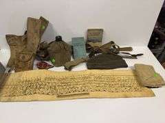Assortment of Vintage Military Items