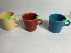 (7) Fiesta Coffee Mugs