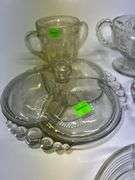 Assortment of Clear Glassware