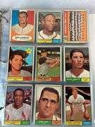 1961 Topps Baseball Cards - 509 of 587 w/ 35 High Numbers - All Cards Appear to be Trimmed